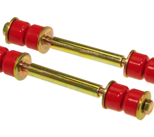 Prothane 19-416 Universal End Link Set - 5in Mounting Length - Red