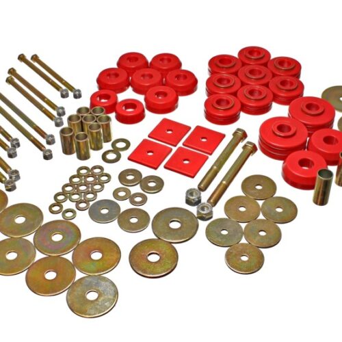 Energy Suspension 3.4149R 67-72 Denali XL/Suburban/Yukon XL 2WD/4WD/67-95 K-5 Blazer Red Body(cab) Mount Set - Image 5