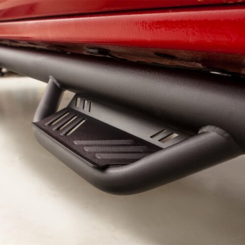 Alternative view of Lund 16-19 Toyota Tacoma Crew Cab Terrain HX Step Nerf Bars - Black