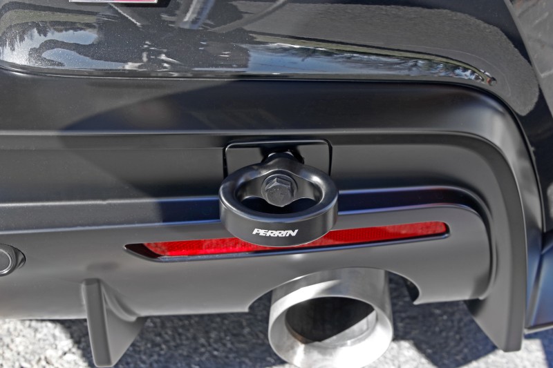 PERRIN 20-25 Toyota Supra Tow Hook Kit (Rear) - Black - Image 4