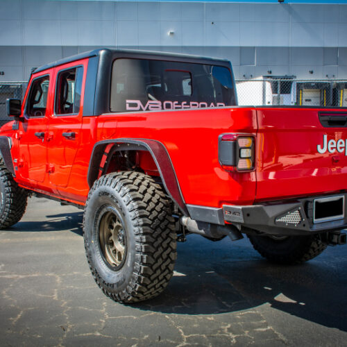 Alternative view of DV8 Offroad RBGL-01 2018+ Jeep Gladiator Rear Bumper