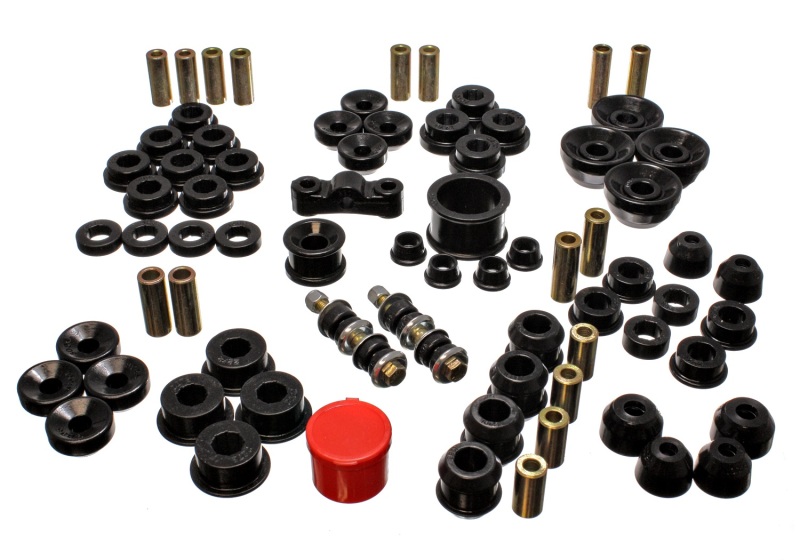 Energy Suspension 16.18104G 90-93 Acura Integra Black Hyper-Flex Master Bushing Set - Image 6