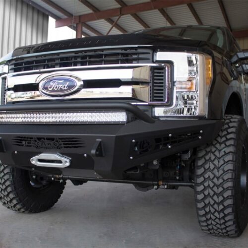Alternative view of Addictive Desert Designs 17-18 Ford F-250 HoneyBadger Front Bumper w/ Winch Mount