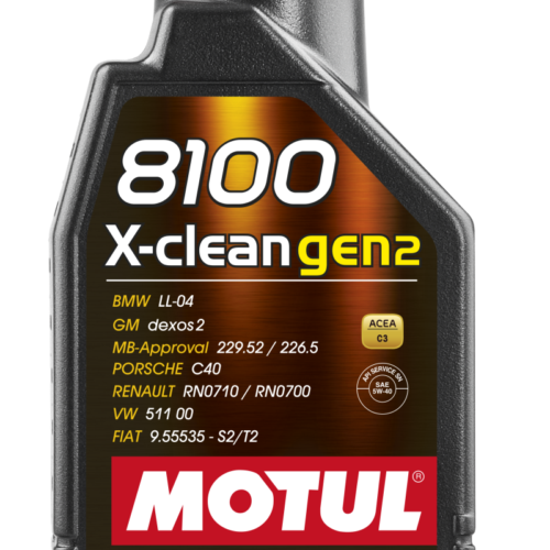 Motul 1L Synthetic Engine Oil 8100 X-CLEAN Gen 2 5W40