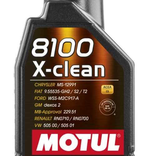 Alternative view of Motul 1L Synthetic Engine Oil 8100 5W40 X-CLEAN C3 -505 01-502 00-505 00-LL04