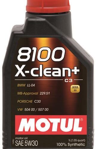 Motul 106376 1L Synthetic Engine Oil 8100 5W30 X-CLEAN - LL04- MB 229.51- 504.00-507.00 - Image 3