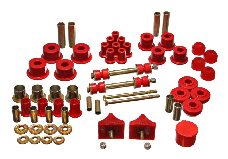 Energy Suspension 5.18104R 66-76 Chrysler A Body - Dart/Demon/Duster/Valiant Red Hyper-flex Master Bushing Se - Image 4