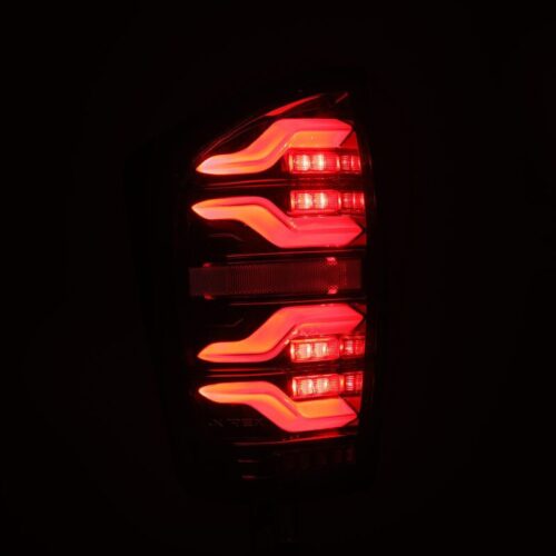 AlphaRex 16-21 Toyota Tacoma LUXX LED Taillights Alpha Blk w/Activ Light/Seq Signal - Image 4