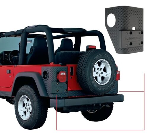 Bushwacker 14004 97-06 Jeep Wrangler Trail Armor Rear Corners - Black - Image 7