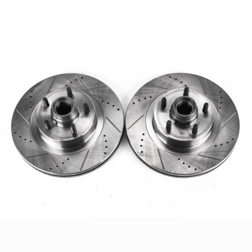 Power Stop 01-03 Ford Explorer Sport Front Evolution Drilled & Slotted Rotors - Pair - Image 3