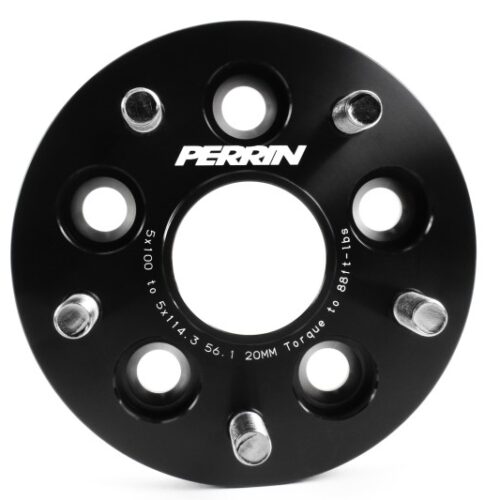 PERRIN Subaru/Toyota/Scion 20mm Wheel Adapter (Bolt-On Type) 5x100 to 5x114.3 w/56mm Hub - Pair - Image 3
