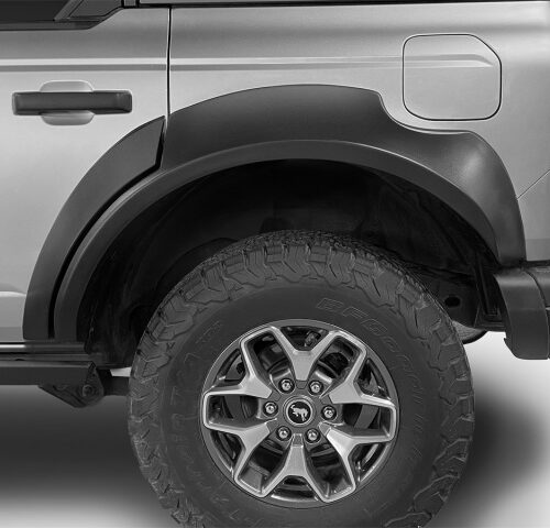Bushwacker 20961-02 2021+ Ford Bronco 4-Door Extend-A-Flares 4pc - Black - Image 3