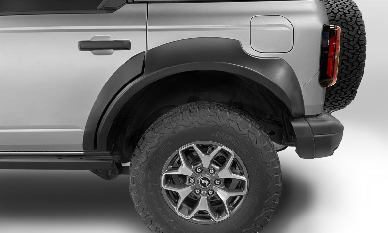 Bushwacker 20961-02 2021+ Ford Bronco 4-Door Extend-A-Flares 4pc - Black - Image 3