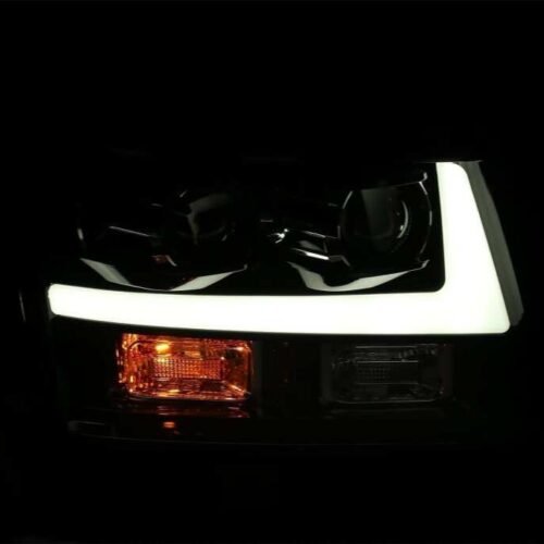 AlphaRex 880295 07-14 Chevrolet Tahoe/Suburban LUXX-Series LED Projector headlights Black w/ DRL/Sequential - Image 4