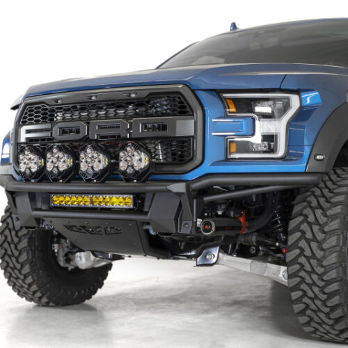 Addictive Desert Designs L1157021701NA 17-20 Ford Raptor Pro Bolt-On Front Bumper - Hammer Black - Image 3