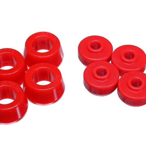 Energy Suspension 8.8102R 1996-2009 Toyota 4Runner Rear Shock Bushings (Red)