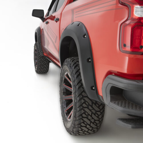 Bushwacker 40927-02 19-21 Chevrolet Silverado 1500 Pocket Style Flares 4pc - Black - Image 6