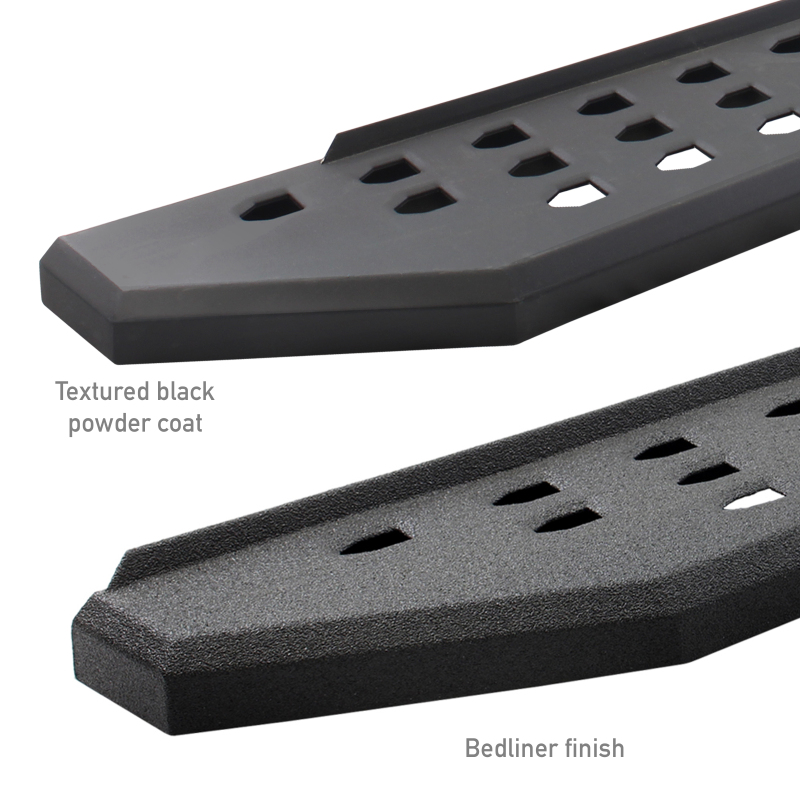 Go Rhino 69400087PC RB20 Running Boards - Tex Black - 87in