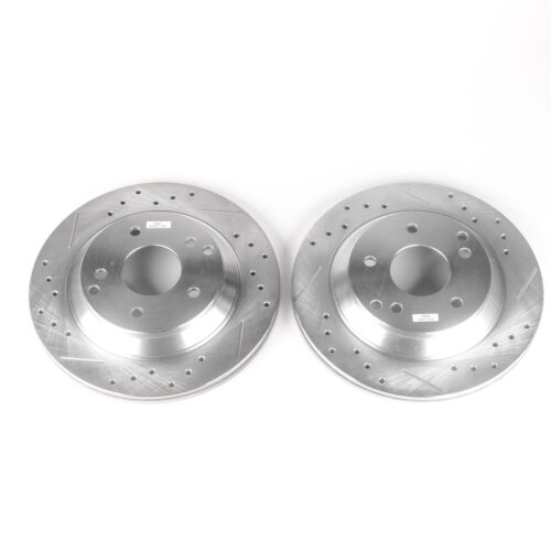 Power Stop 88-96 Chevrolet Corvette Rear Evolution Drilled & Slotted Rotors - Pair - Image 3