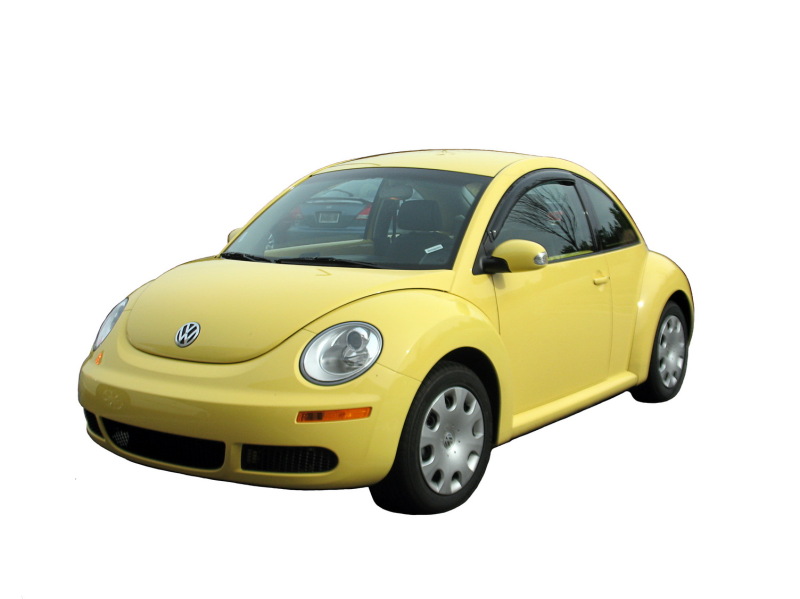 AVS 92034 98-10 Volkswagen Beetle Ventvisor Outside Mount Window Deflectors 2pc - Smoke - Image 2