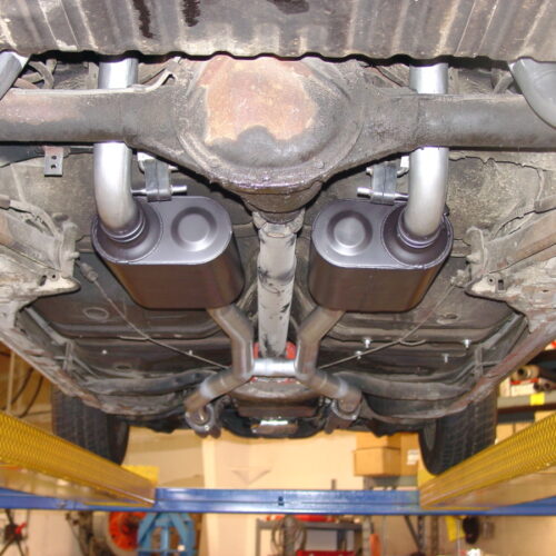 Flowmaster 64-72 GM A-BODY 2.5 in. American Thunder Crossmember-Back Exhaust System - Image 3