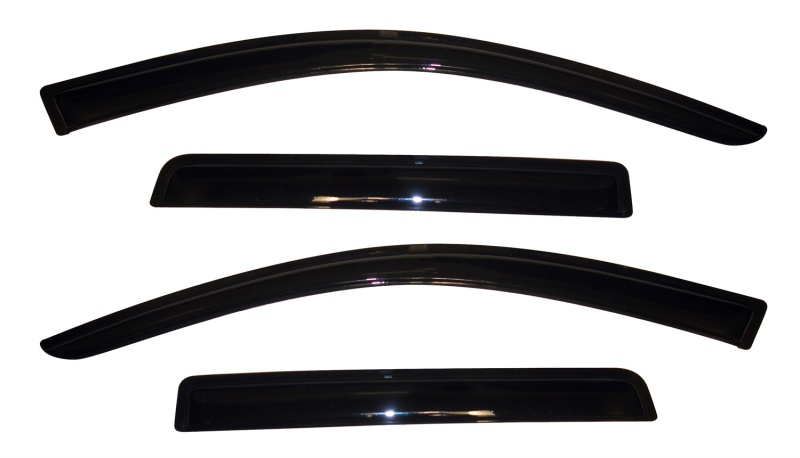 AVS 94642 11-18 Mitsubishi Outlander (Excl. Sport) Ventvisor Outside Mount Window Deflectors 4pc - Smoke