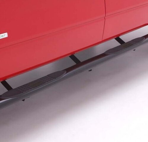 Lund 23678176 05-23 Nissan Frontier Crew Cab 4in. Oval Straight Steel Nerf Bars - Black - Image 4
