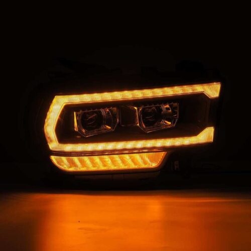 AlphaRex 19-21 Ram 2500 PRO-Series Projector Headlights Plank Style Black w/Activation Light - Image 4