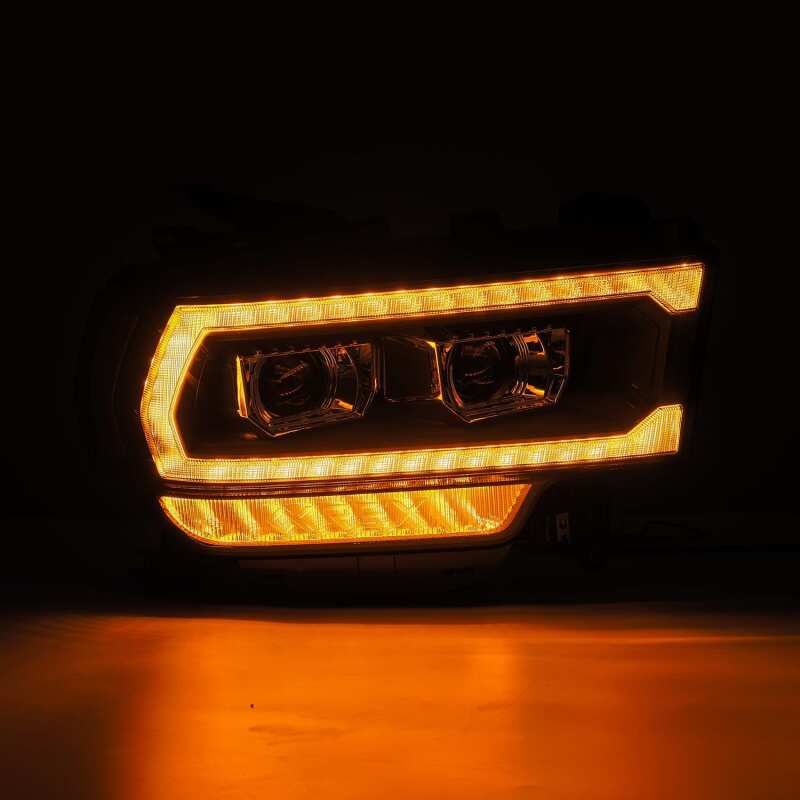 AlphaRex 19-21 Ram 2500 PRO-Series Projector Headlights Plank Style Black w/Activation Light - Image 4