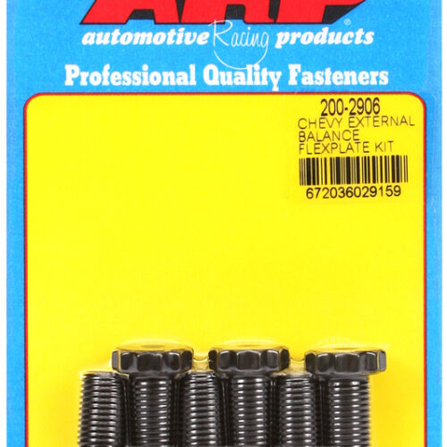 ARP 200-2906 Chevrolet 90 Degree V6/265-454 V8 w/ 1 Piece Rear Seal Flexplate Bolt Kit