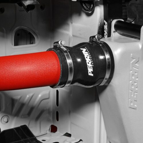 PERRIN 22-26 Subaru WRX Front Mount Intercooler Kit (Red Tubes & Silver Core) - Image 6