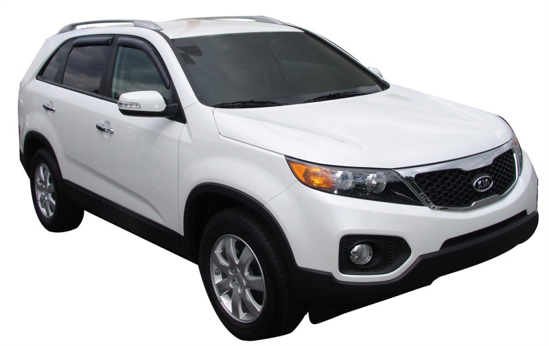 AVS 94187 11-15 Kia Sorento Ventvisor Outside Mount Window Deflectors 4pc - Smoke - Image 4