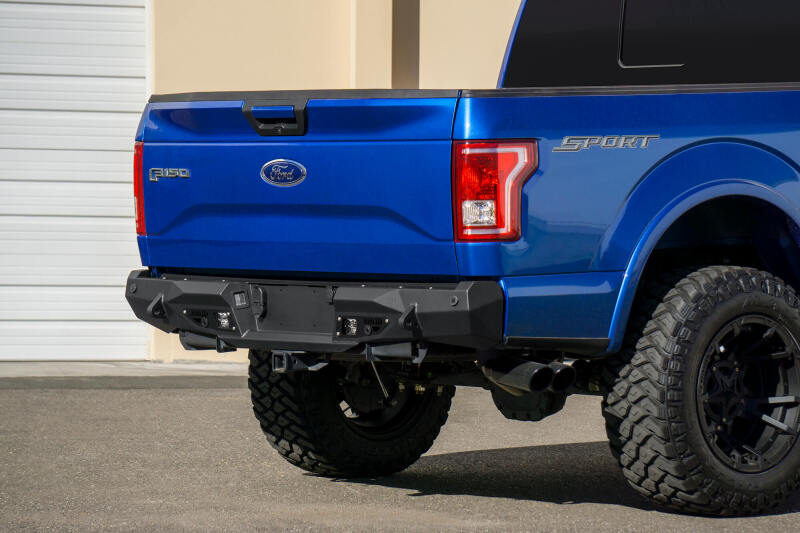 Addictive Desert Designs R181231280103 15-18 Ford F-150 Stealth Fighter Rear Bumper w/ Backup Sensor Cutout - Image 8