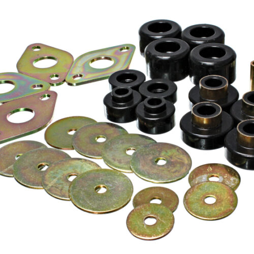 Energy Suspension 8.4109G Body Mount Set-Reg Access & Dbl Cab - Black - Image 6
