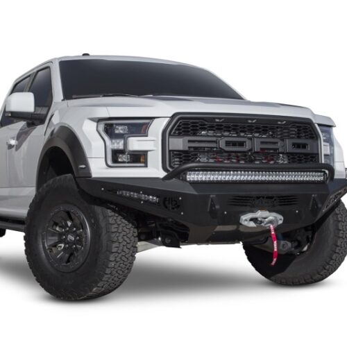 Addictive Desert Designs 17-18 Ford F-150 Raptor HoneyBadger Front Bumper w/ Winch Mount - Image 10