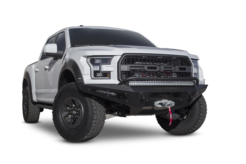 Addictive Desert Designs 17-18 Ford F-150 Raptor HoneyBadger Front Bumper w/ Winch Mount - Image 10