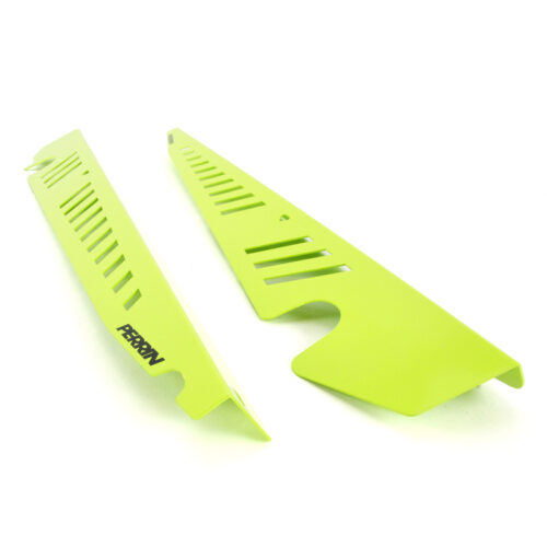 PERRIN 15-21 Subaru WRX/STI Fender Shroud Set - Neon Yellow - Image 3