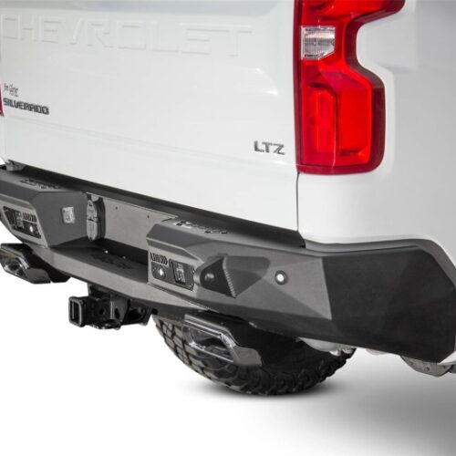 Addictive Desert Designs 19-20 GM 1500 Stealth Fighter Rr Bumper w/ Backup Sensor Cutouts - Image 4