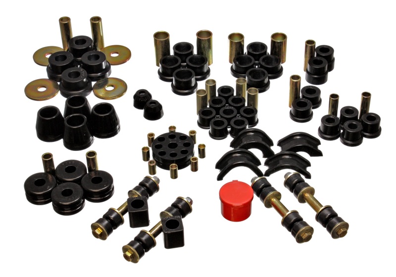 Energy Suspension 7.18102G 74-78 Nissan 260Z/280Z Black Hyper-Flex Master Bushing Set - Image 5