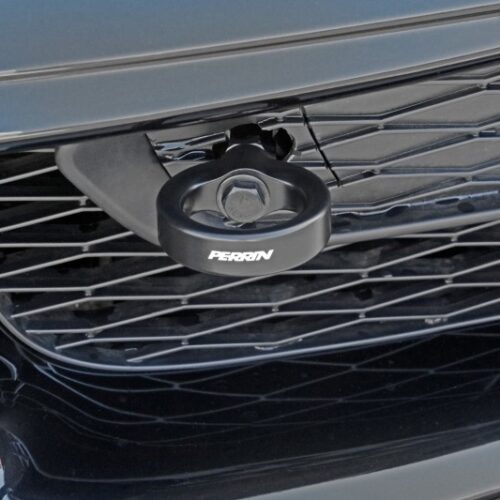 PERRIN 20-25 Toyota Supra Tow Hook Kit (Front) - Black - Image 3
