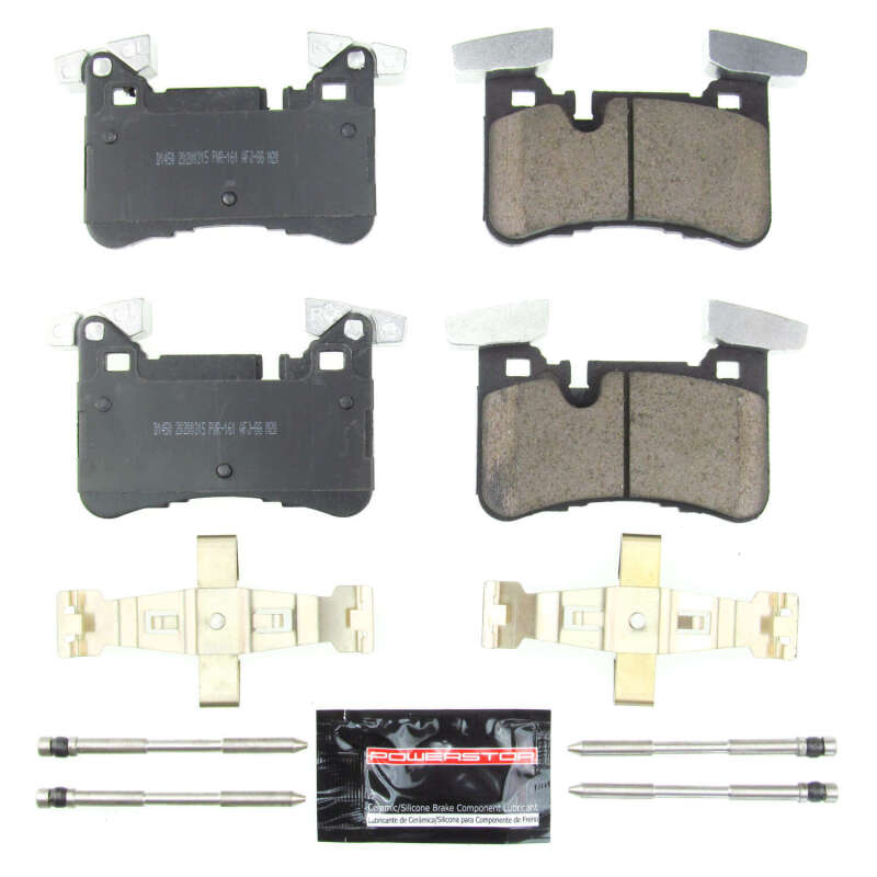 Power Stop 2012 Mercedes-Benz C63 AMG Rear Z23 Evolution Sport Brake Pads w/Hardware - Image 2