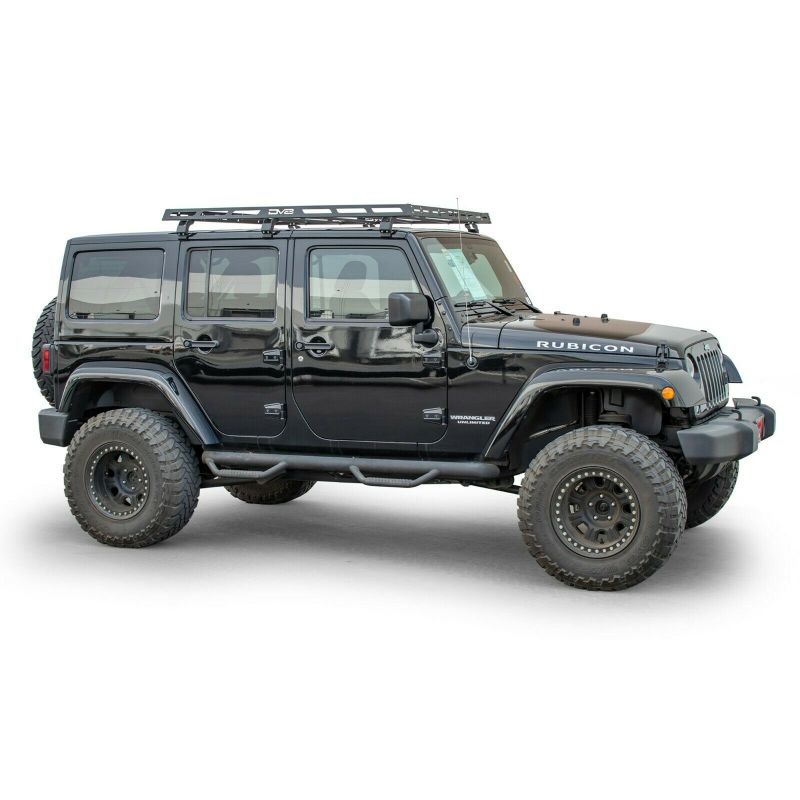 DV8 Offroad RRJL-02 07-18 Jeep Wrangler JK 4 DR / JL 2 DR & JT / 18+ Gladiator Roof Rack - Image 8