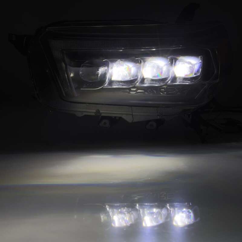 AlphaRex 10-13 Toyota 4Runner NOVA LED Projector Headlights Plank Style Black w/Seq Signal/DRL - Image 4