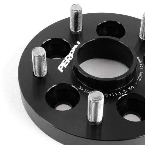 PERRIN Subaru/Toyota/Scion 20mm Wheel Adapter (Bolt-On Type) 5x100 to 5x114.3 w/56mm Hub - Pair - Image 7