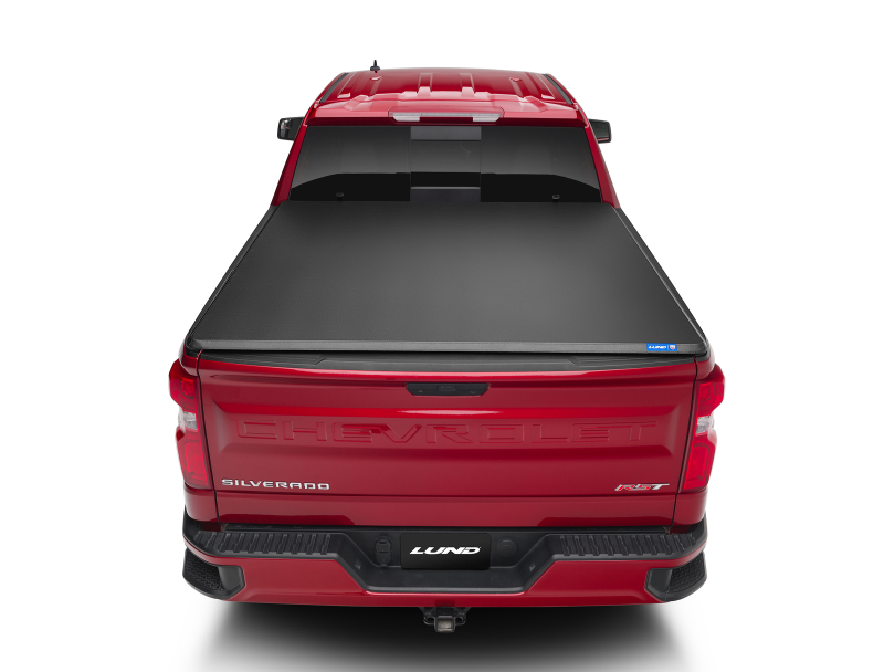 Lund 95080 04-12 Chevy Colorado (5ft. Bed) Genesis Tri-Fold Tonneau Cover - Black - Image 10