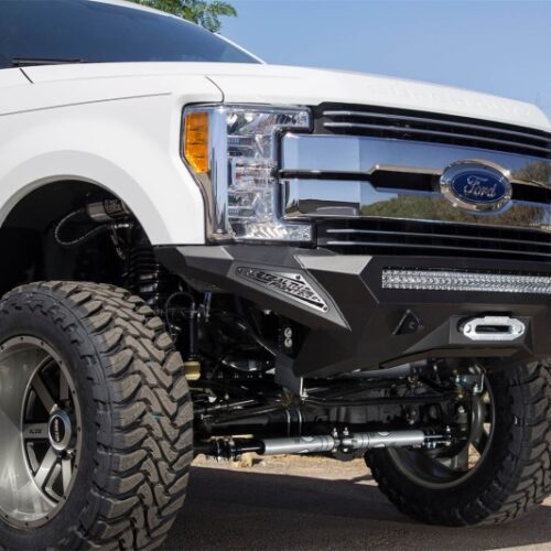 Addictive Desert Designs 17-18 Ford F-250 Super Duty Stealth Fighter Front Bumper w/ Winch Mounts