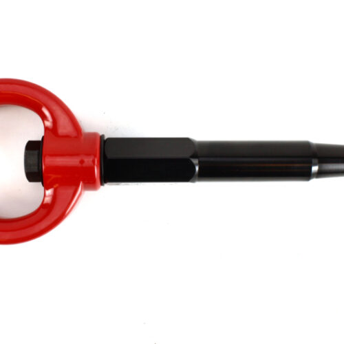 PERRIN 15-17 Subaru WRX & STI / 13-17 Crosstrek / 12-16 Impreza Tow Hook Kit (Front) - Red - Image 3
