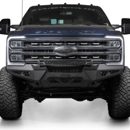 Alternative view of Addictive Desert Designs 2023+ Ford Super Duty HoneyBadger Front Bumper
