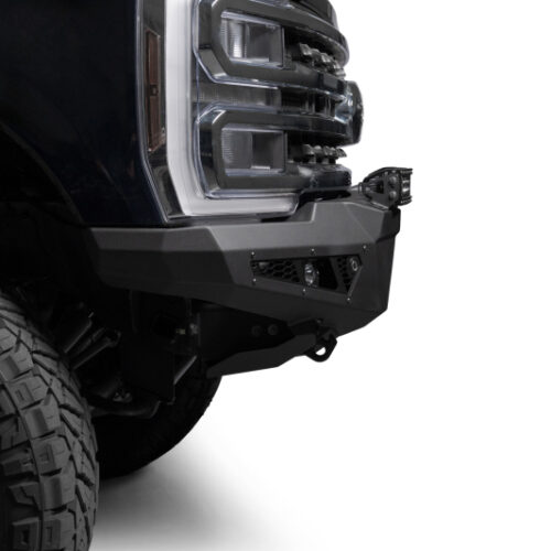 Addictive Desert Designs 2023+ Ford Super Duty HoneyBadger Front Bumper w/ Top Hoop - Image 9