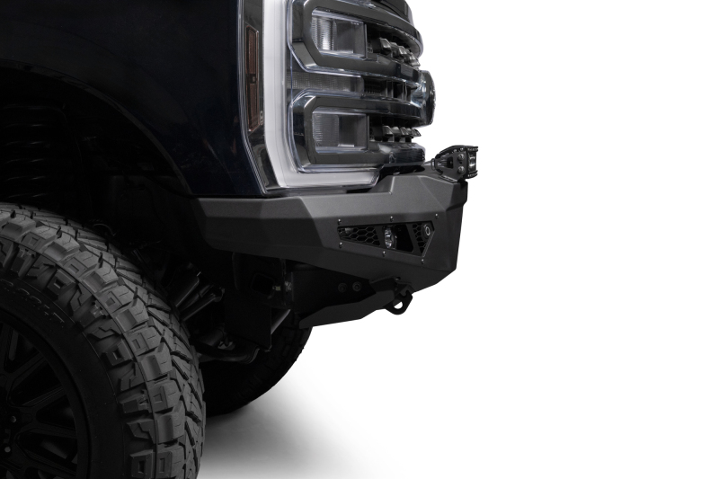 Addictive Desert Designs 2023+ Ford Super Duty HoneyBadger Front Bumper w/ Top Hoop - Image 9